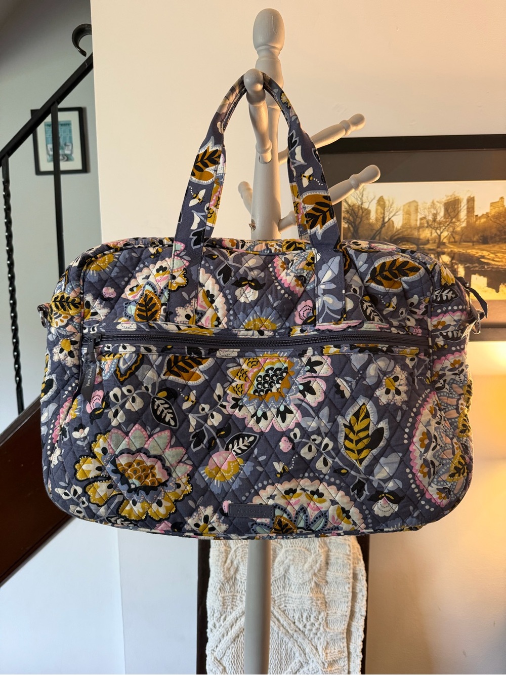 Vera Bradley Charmont Meadow Weekender Tote Bag